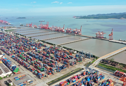 Throughput of Ningbo Zhoushan Port Container Terminal Soars